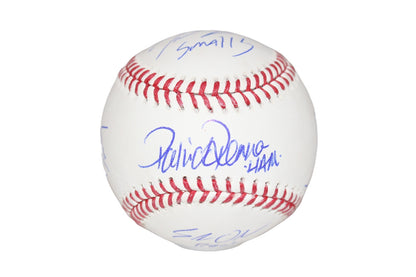 The Sandlot Cast Signed Logo Baseball Tom Guiry & Patrick Renna BAS