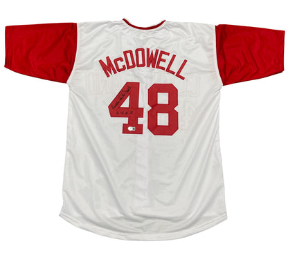 Sam McDowell Signed Cleveland Indians Custom Jersey (Beckett BAS)