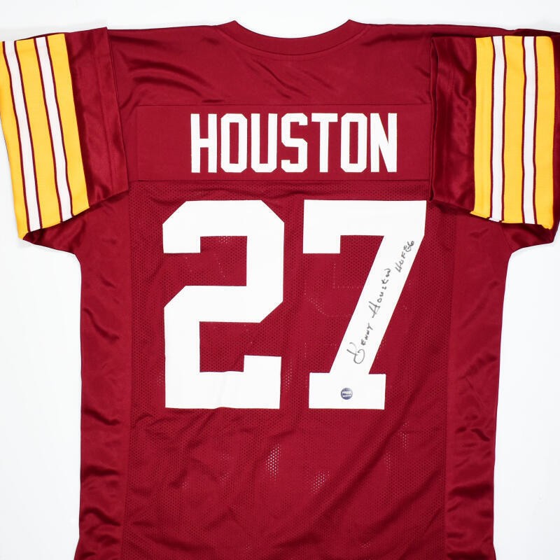 Kenny Houston Autographed Maroon Custom Jersey