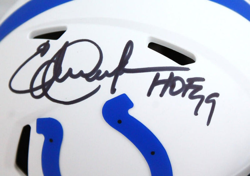 Eric Dickerson Signed Indianapolis Colts Lunar Speed Mini Helmet