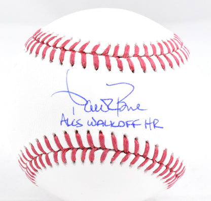 Aaron Boone Signed Rawlings Official Major League Baseball - ALCS HR Inscribed
