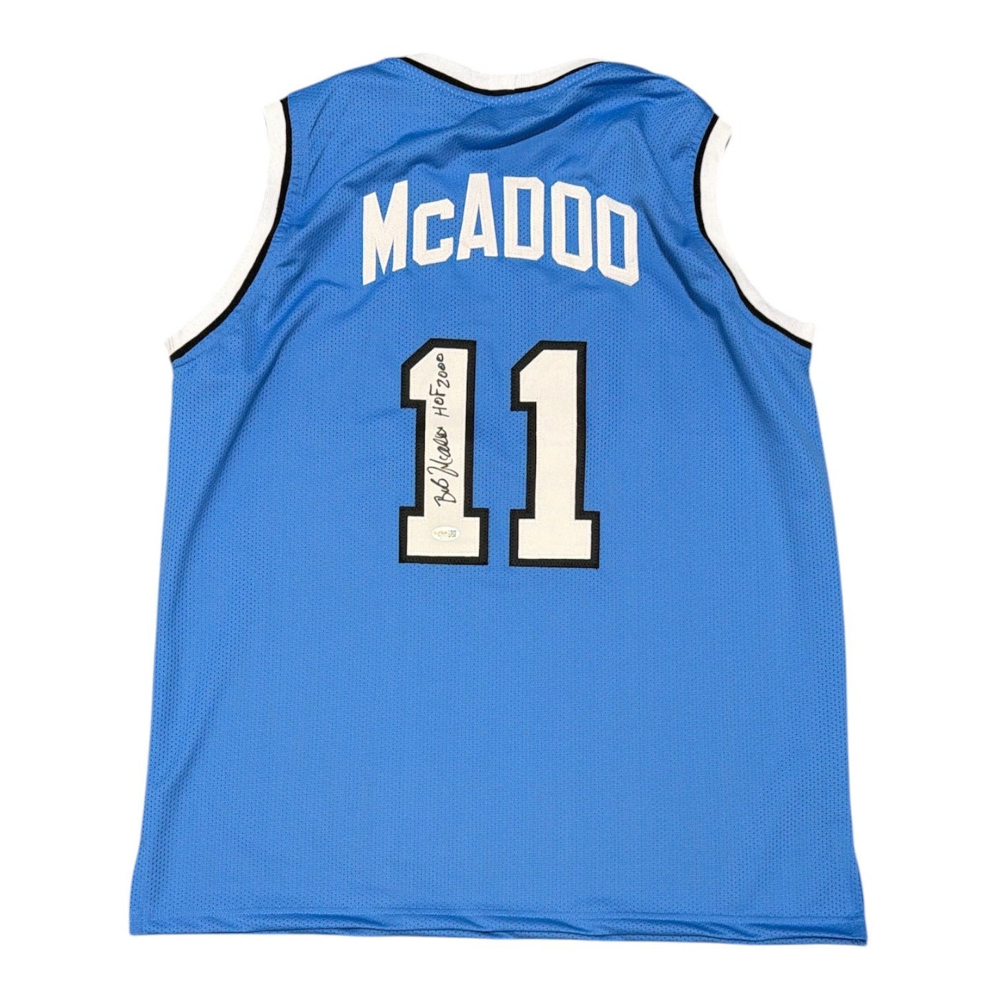 Bob McAdoo Signed Buffalo Braves Custom Jersey - HOF 2000