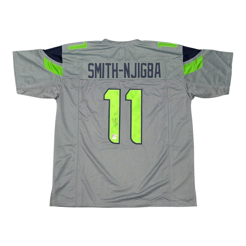 Jaxon Smith-Njigba Signed Seattle Seahawks Custom Jersey