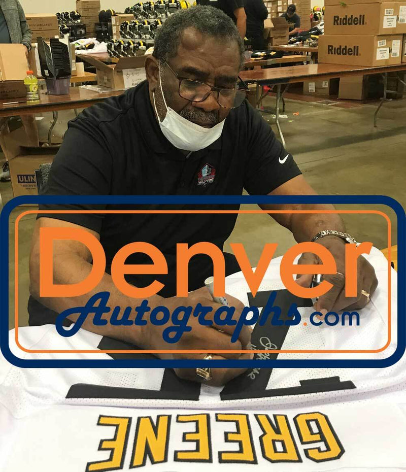 Joe Greene Signed Pittsburgh Steelers Custom Jersey Beckett HOF