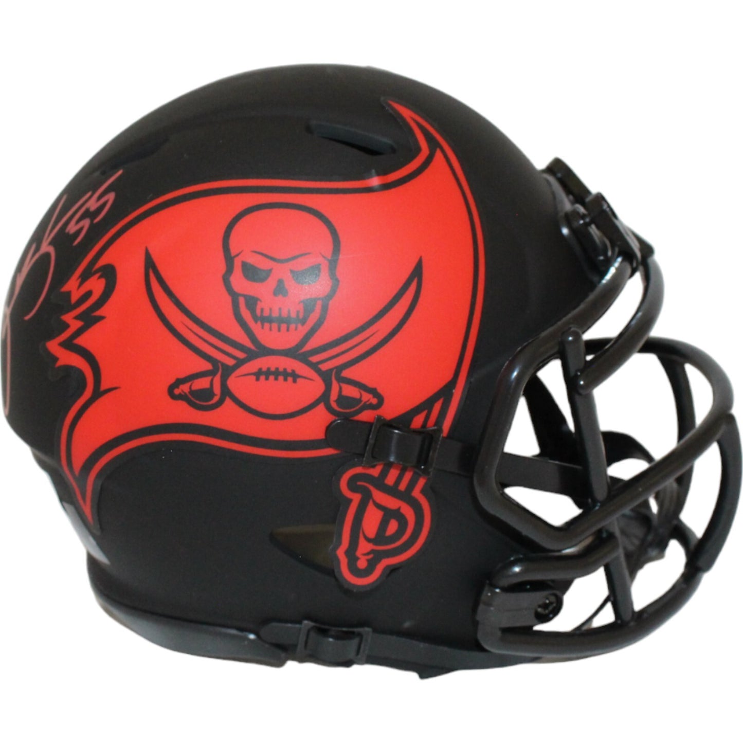 Derrick Brooks Tampa Bay Buccaneers Signed Eclipse Mini Helmet