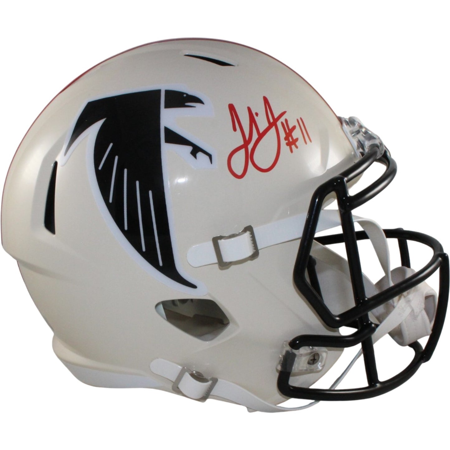 Julio Jones Signed Atlanta Falcons Full Size Retro Helmet