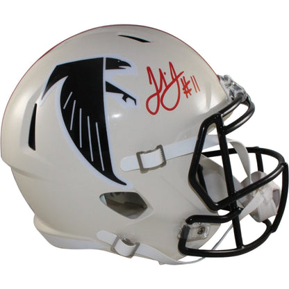 Julio Jones Signed Atlanta Falcons Full Size Retro Helmet