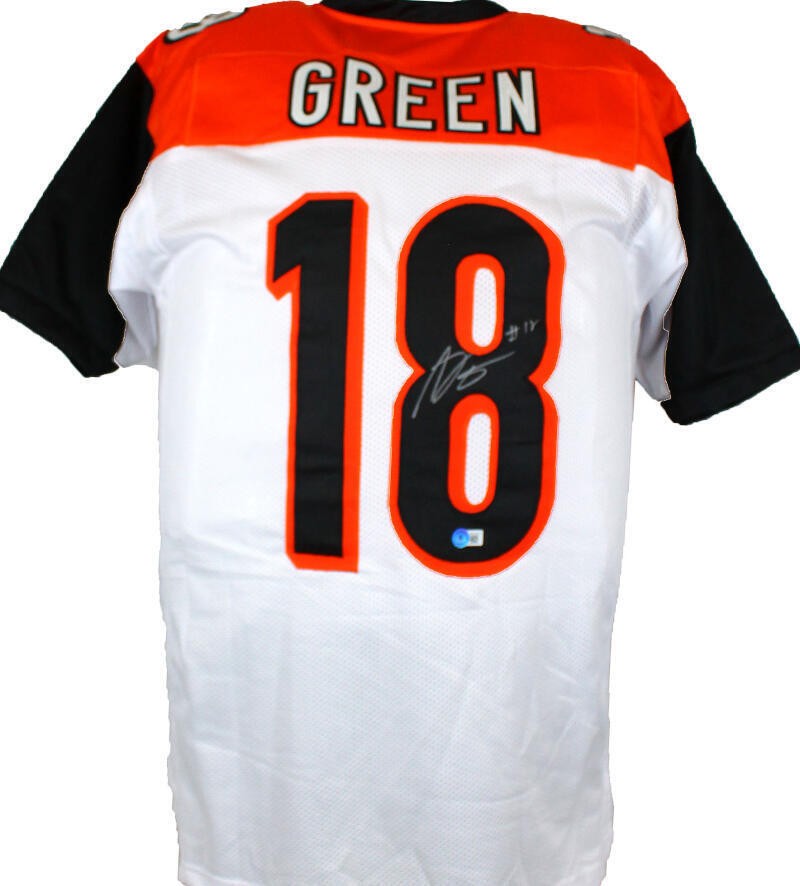 AJ Green Signed White Custom Football Jersey