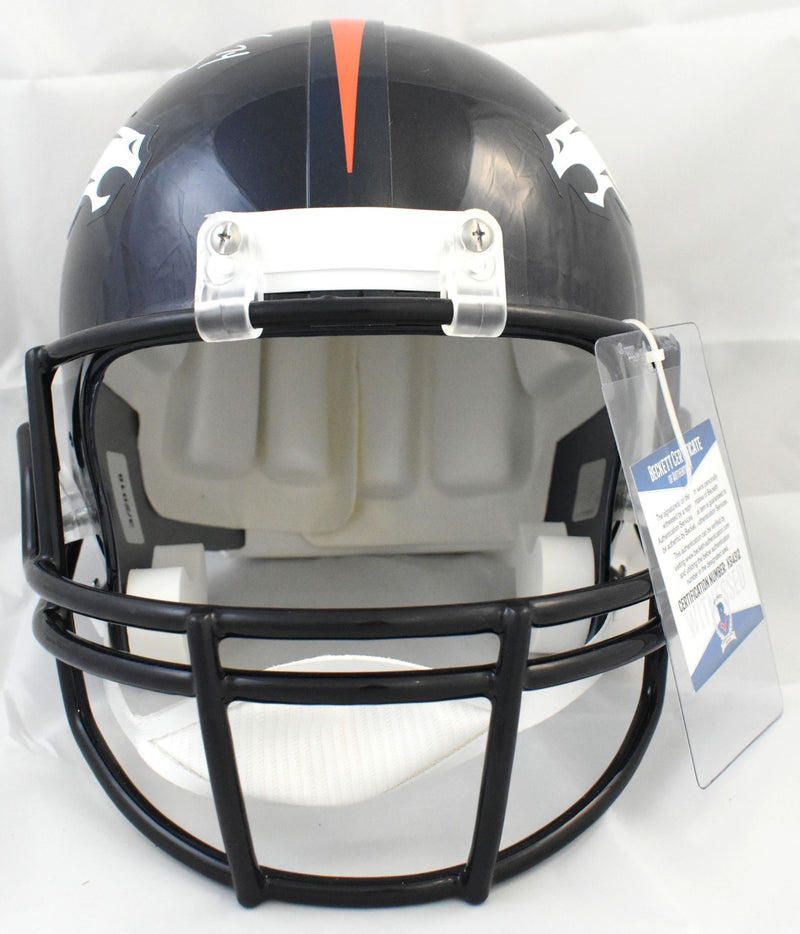 Champ Bailey Autographed Denver Broncos Full Size Helmet