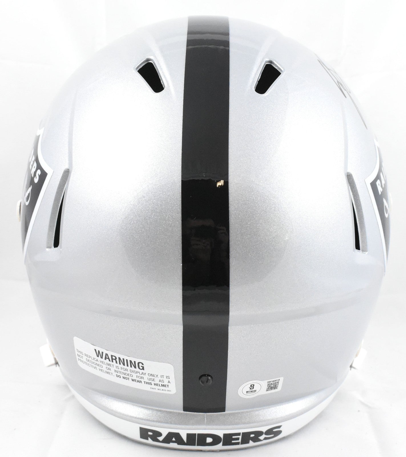 Geno Smith Autographed Las Vegas Raiders Full Size Speed Helmet