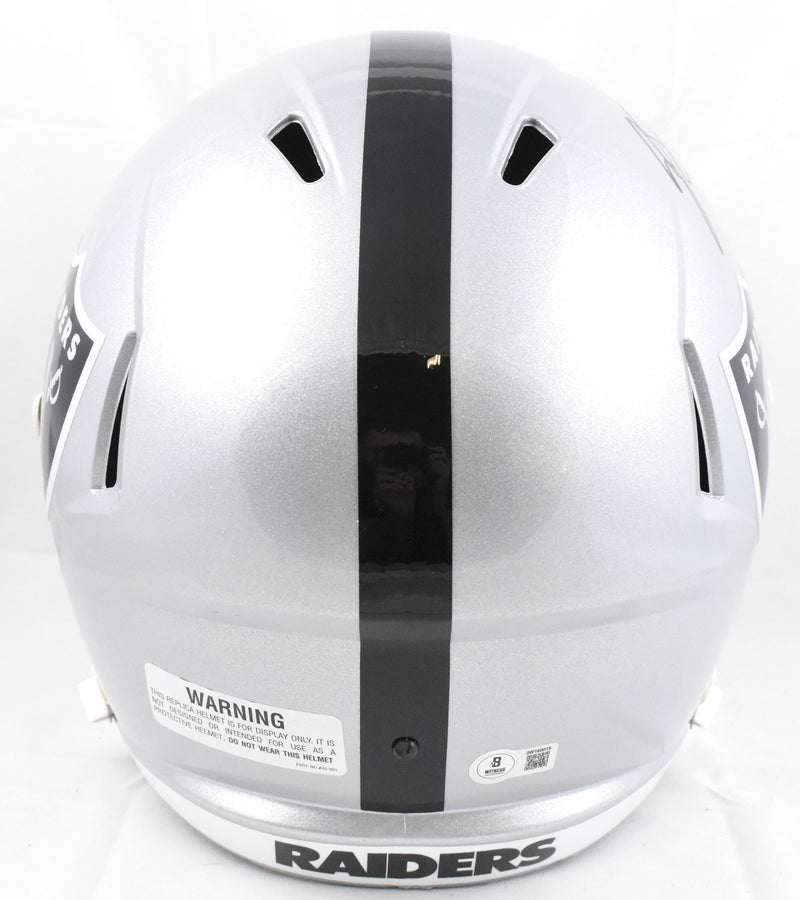 Geno Smith Autographed Las Vegas Raiders Full Size Speed Helmet