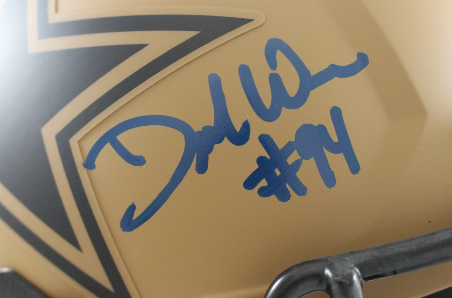 Demarcus Ware Dallas Cowboys Autographed 2023 Salute to Service Full Size Helmet