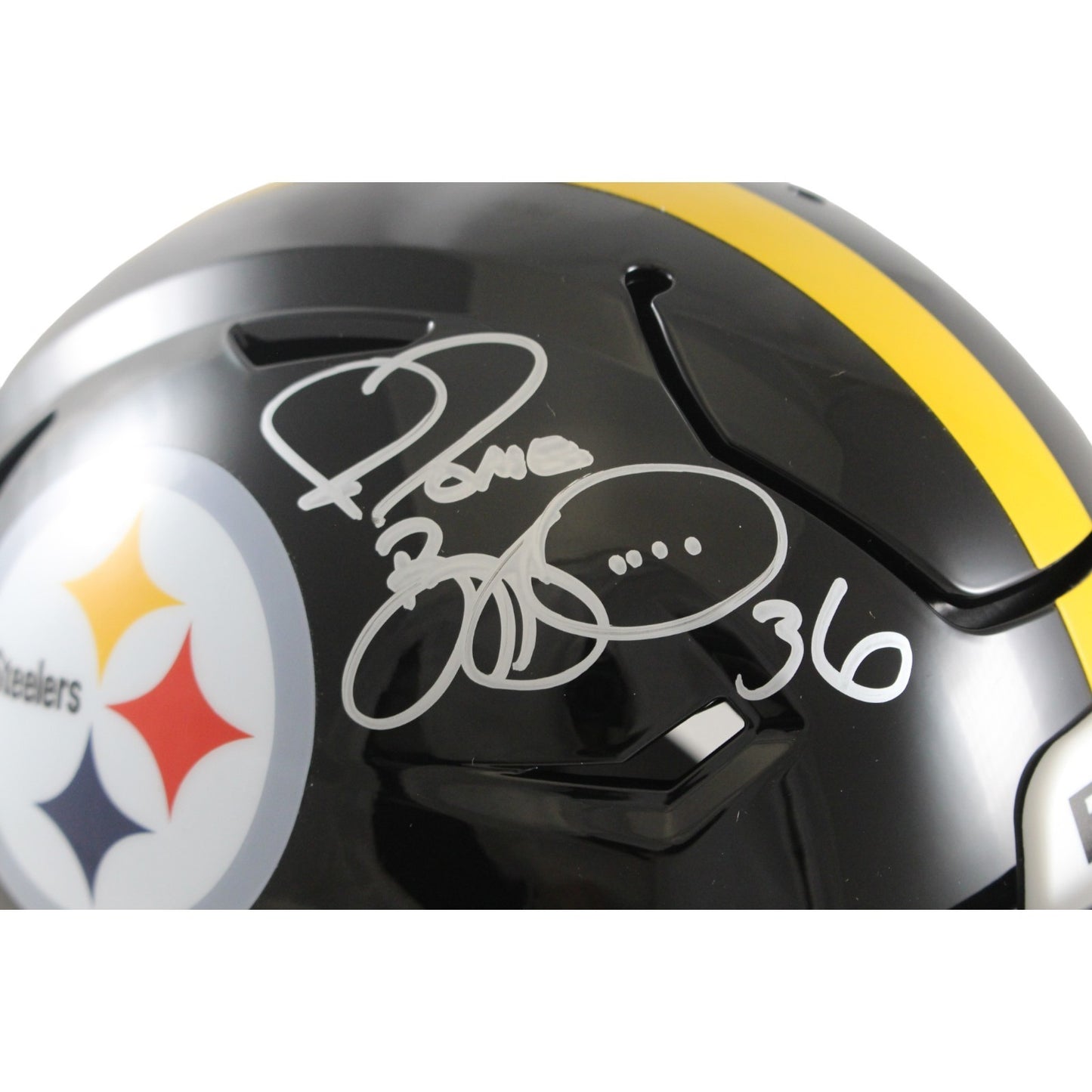 Jerome Bettis Autographed Pittsburgh Steelers Mid-Size Midi Helmet