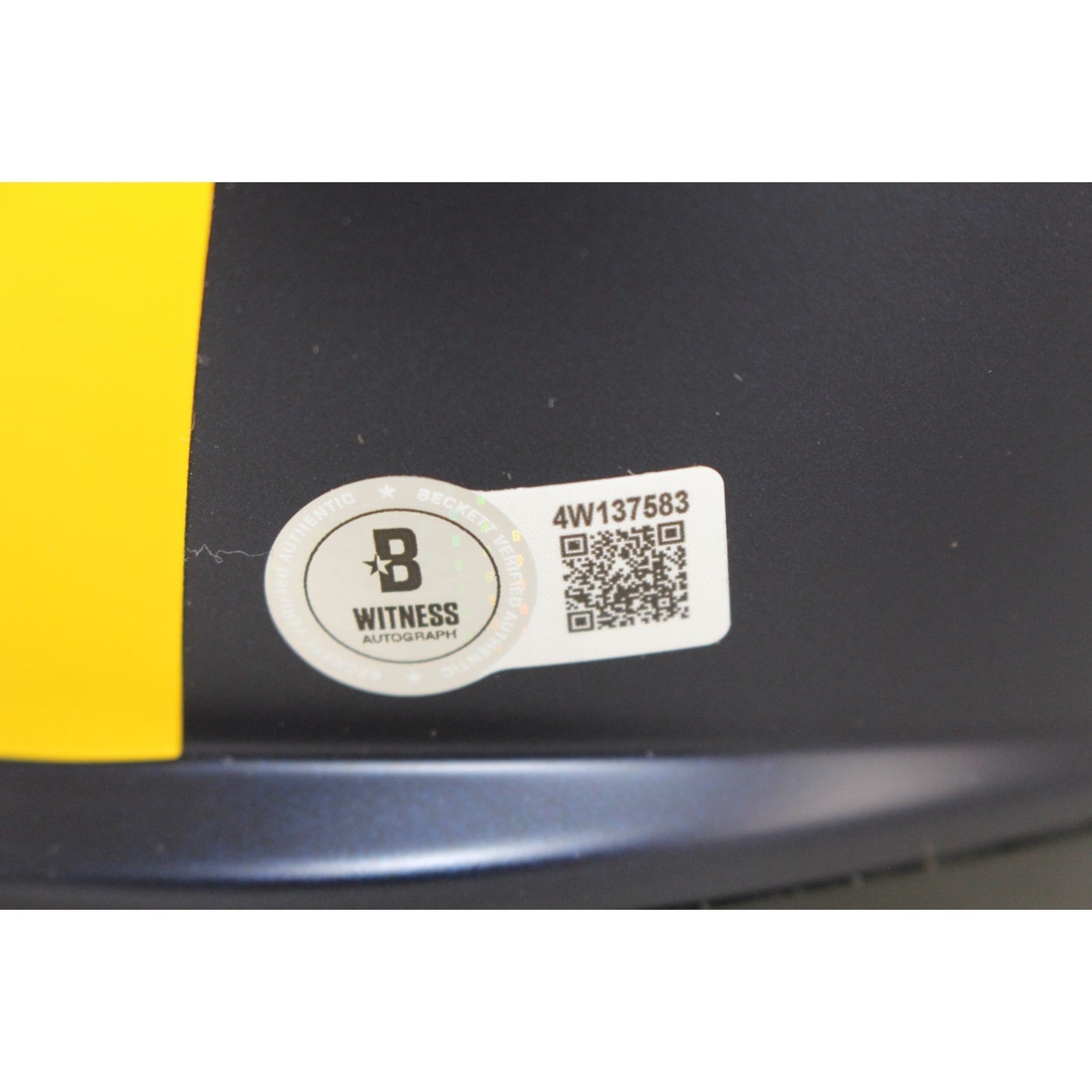 Ty Law Signed Michigan Wolverines Full Size Replica Helmet (Beckett COA)