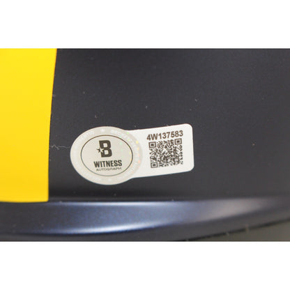 Ty Law Signed Michigan Wolverines Full Size Replica Helmet (Beckett COA)
