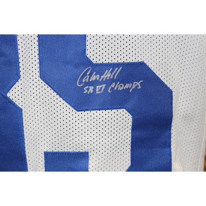 Calvin Hill Autographed Pro Style Jersey - SB VI Champs Beckett BAS