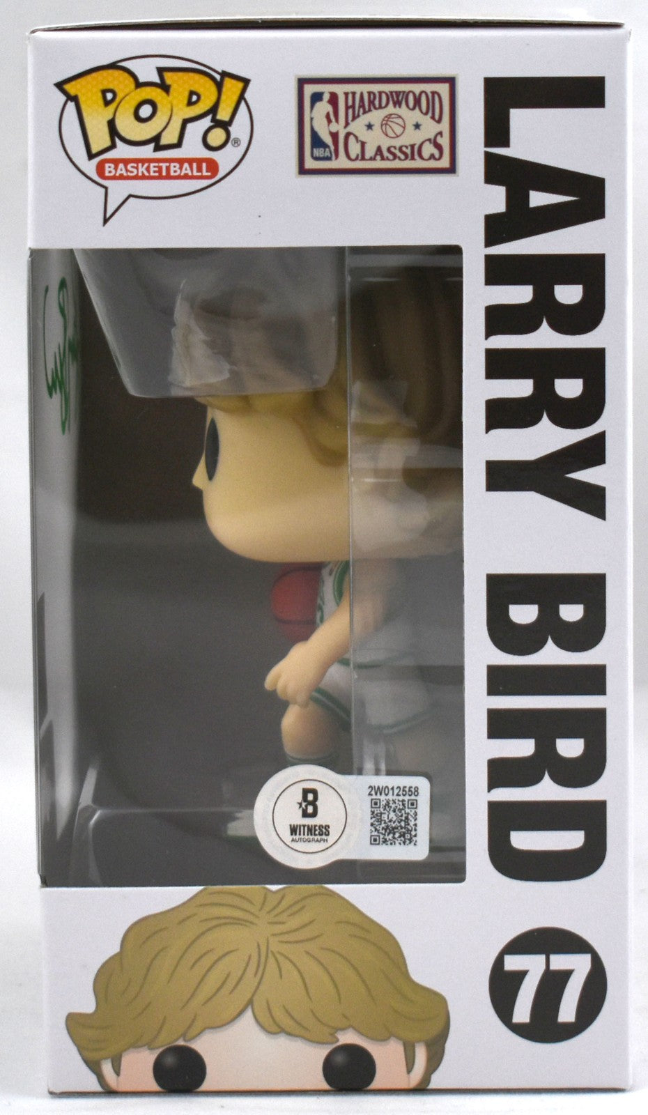 Larry Bird Autographed Boston Celtics Funko Pop #77