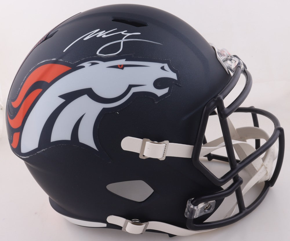Willis McGahee Signed Denver Broncos Full Size Replica Helmet