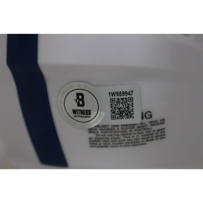 Edgerrin James Indianapolis Colts Signed Speed Mini Helmet (Beckett)