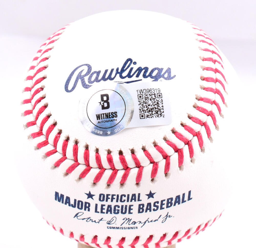 Tino Martinez Autographed Rawlings Official MLB Baseball "4x WS Champs"