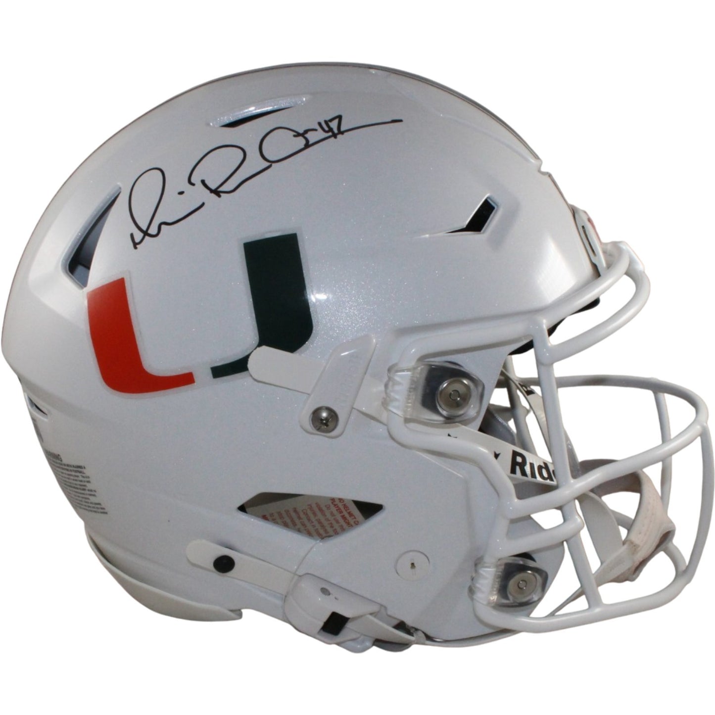Michael Irvin Autographed Miami Hurricanes SpeedFlex Helmet