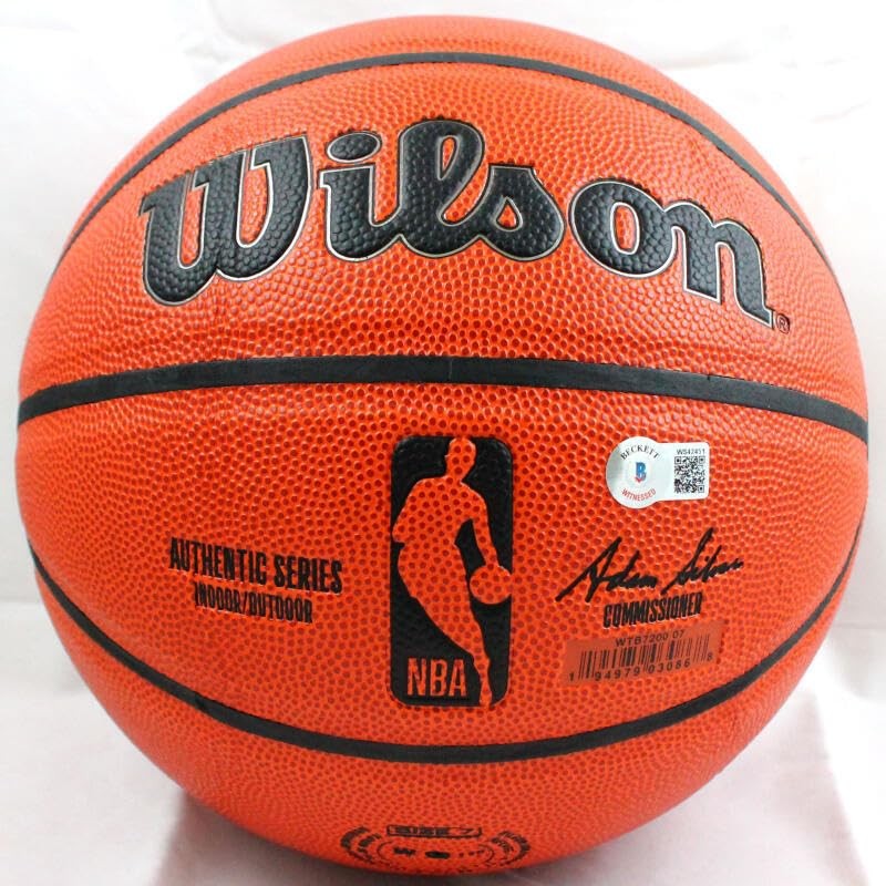 James Worthy Autographed Official NBA Wilson Basketball