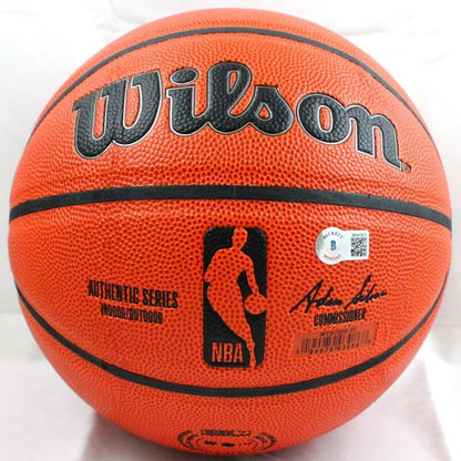 James Worthy Autographed Official NBA Wilson Basketball