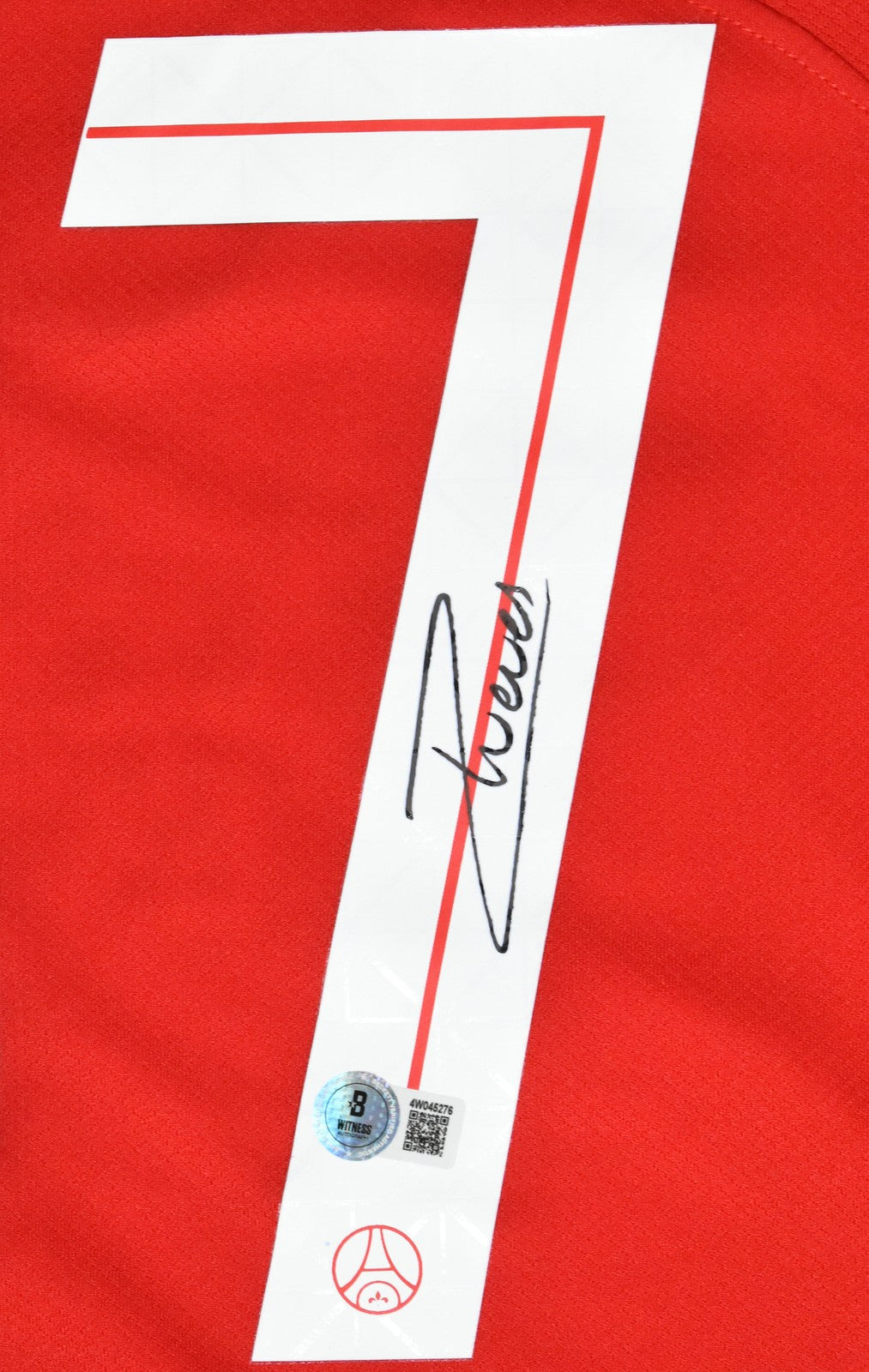 Joao Neves Autographed Paris Saint-Germain Red Third Jersey