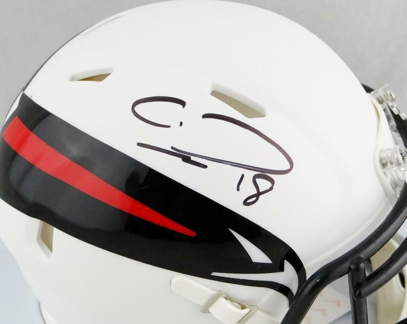 Calvin Ridley Signed Atlanta Falcons AMP Speed Mini Helmet