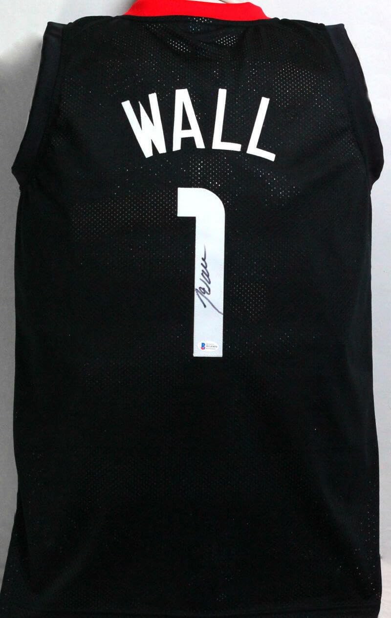 John Wall Signed Houston Rockets Custom Black Jersey