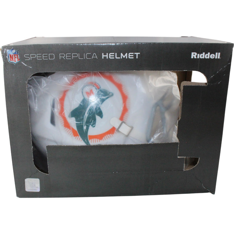 Devon Achane Miami Dolphins Autographed Full Size Tribute Helmet