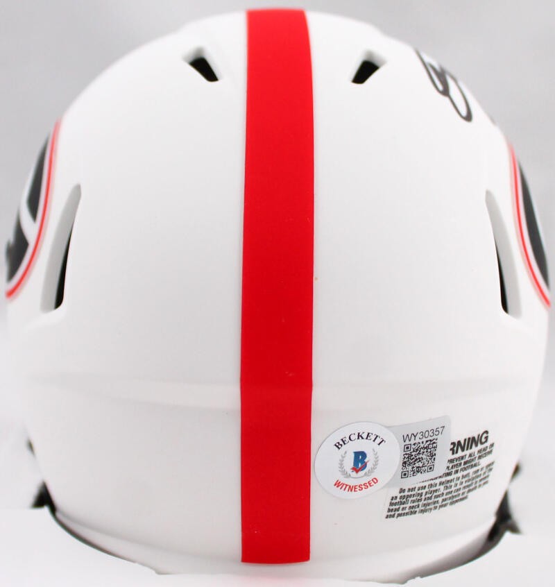 Quay Walker Signed Georgia Bulldogs Riddell Lunar Speed Mini Helmet
