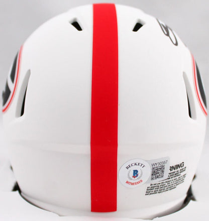 Quay Walker Signed Georgia Bulldogs Riddell Lunar Speed Mini Helmet