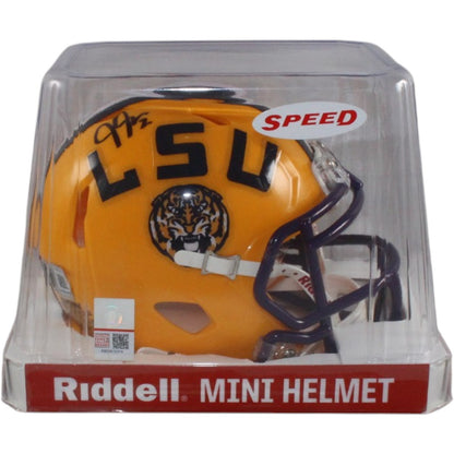 Justin Jefferson Signed LSU Tigers Mini Helmet
