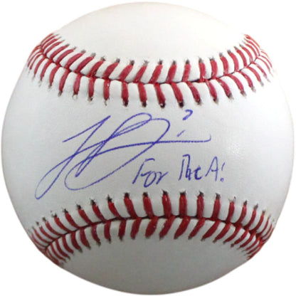 Michael Harris Atlanta Braves Autographed OML Baseball "For The A"