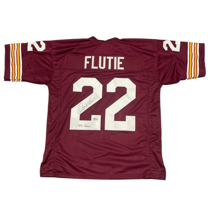 Doug Flutie Signed Boston College Custom Jersey (Heisman Inscription)