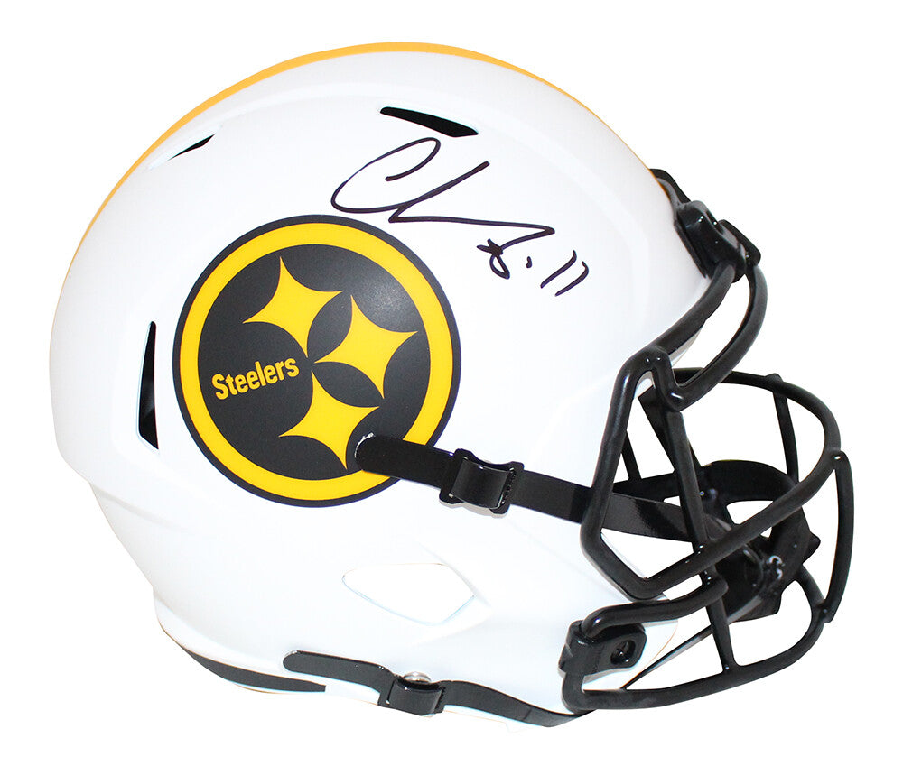 Chase Claypool Autographed Pittsburgh Steelers Full Size Lunar Helmet