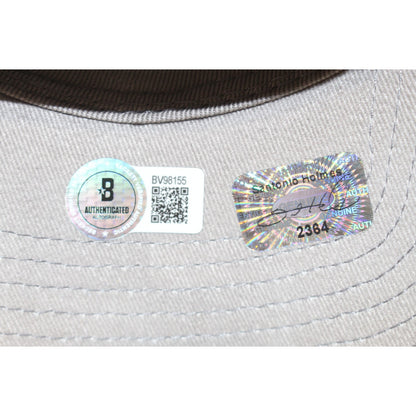 Santonio Holmes Autographed Ohio State Buckeyes Fiesta Bowl Hat