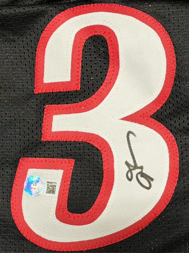 Allen Iverson Signed Philadelphia 76ers Custom Basketball Jersey (Beckett)