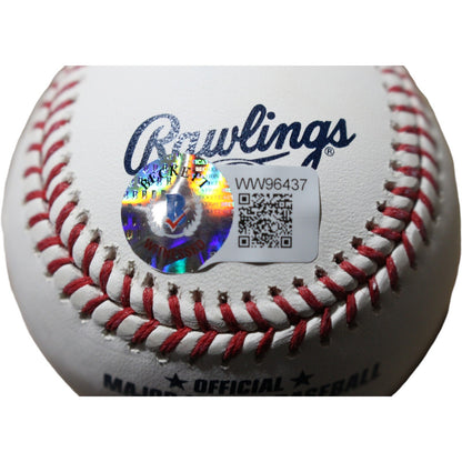 Robin Yount Signed Milwaukee Brewers Baseball (3142 Hits Inscription)