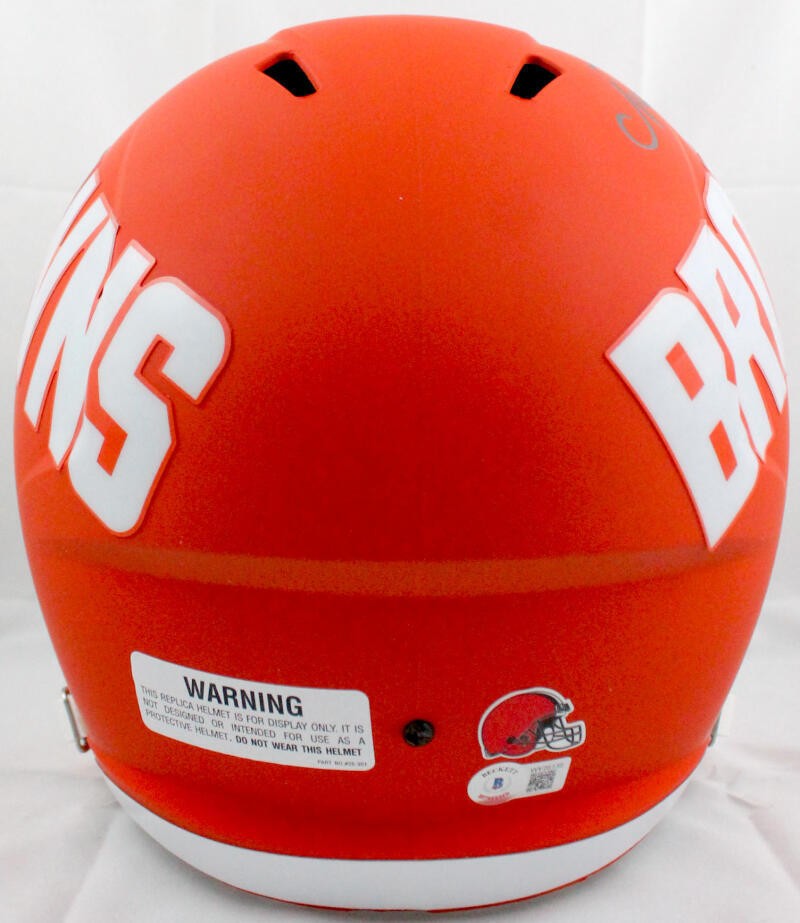 Nick Chubb Signed Cleveland Browns Full Size Amp Speed Helmet