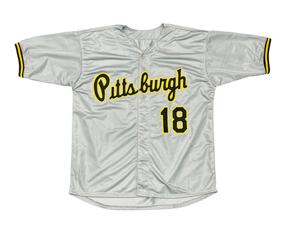 Andy Van Slyke Signed Pittsburgh Pirates Custom Jersey (3x AS) Beckett BAS