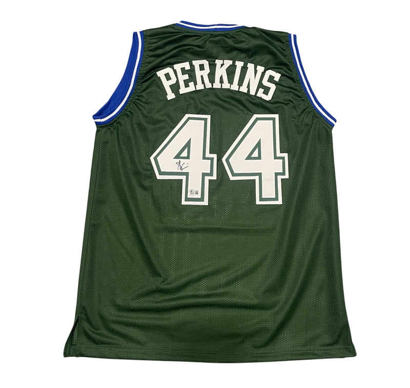 Sam Perkins Signed Dallas Mavericks Custom Basketball Jersey