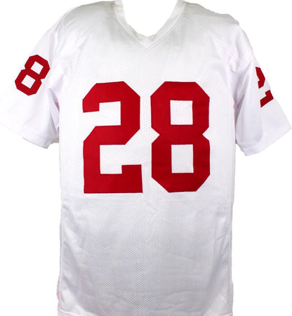 Adrian Peterson Autographed White Custom College Jersey