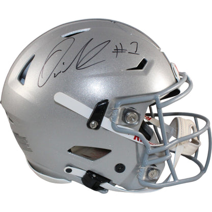 Quinshon Judkins Ohio State Buckeyes Signed Authentic SpeedFlex Helmet