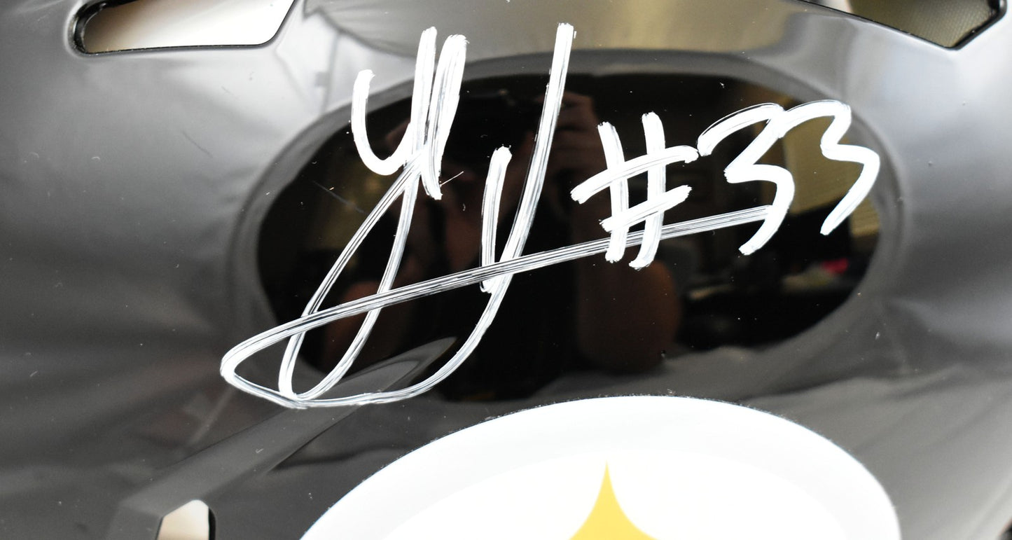 Jack Sawyer Signed Pittsburgh Steelers Full Size Speed Authentic Helmet