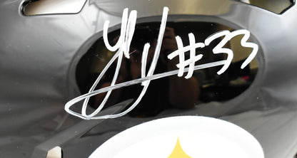 Jack Sawyer Signed Pittsburgh Steelers Full Size Speed Authentic Helmet
