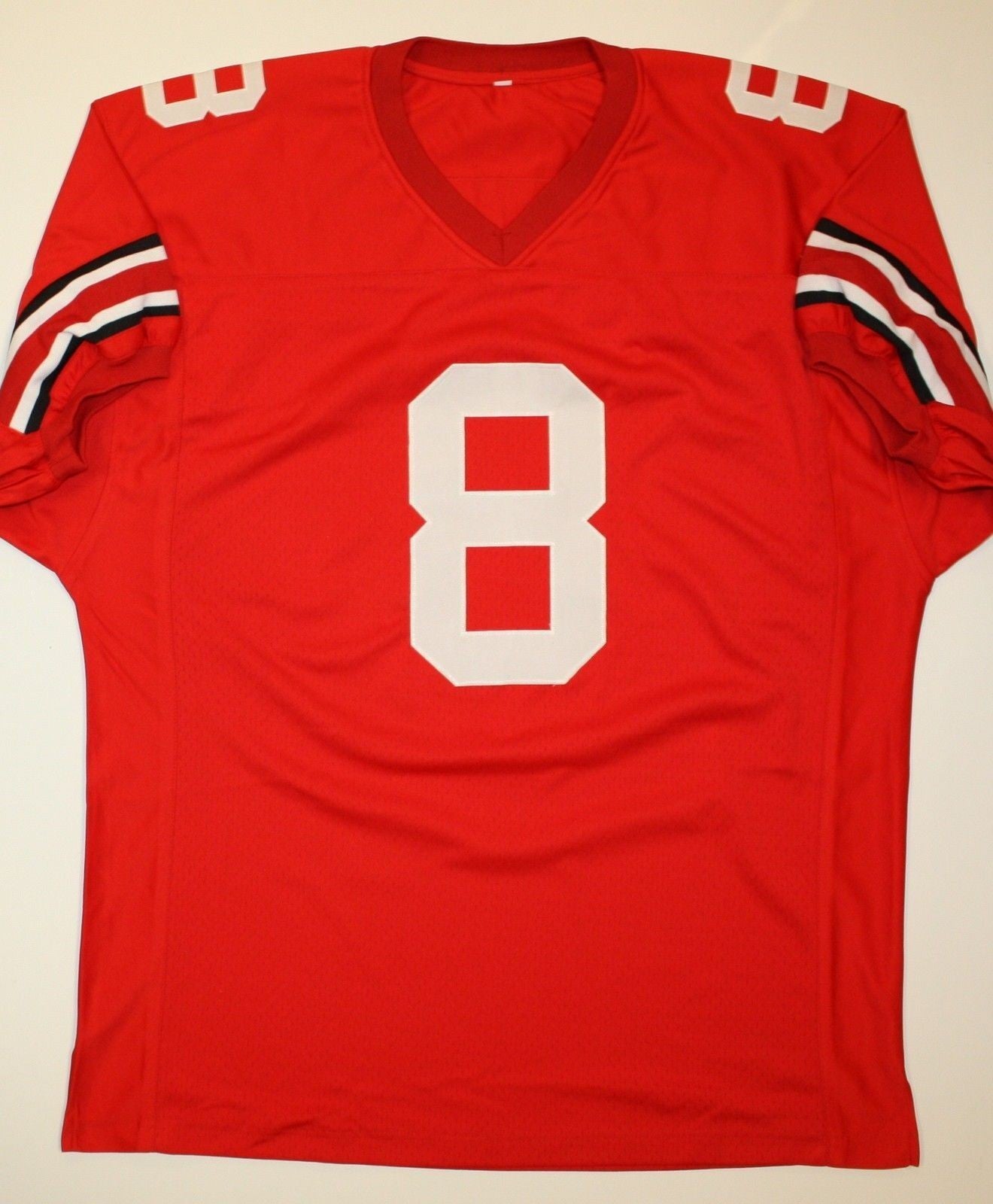 Devier Posey Autographed Red Custom Football Jersey