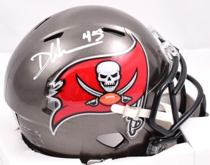 Devin White Signed Tampa Bay Buccaneers Speed Mini Helmet - White