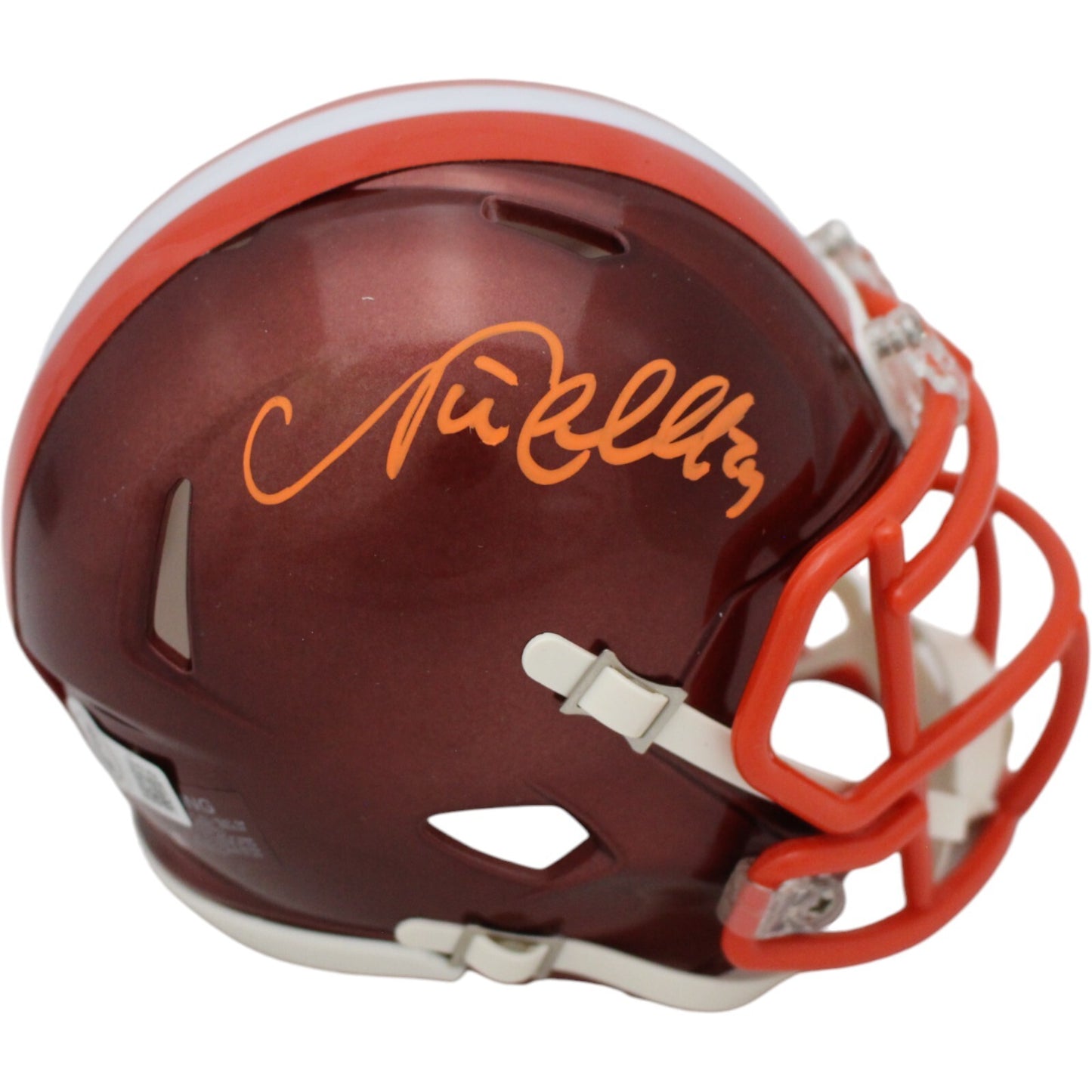 Nick Chubb Cleveland Browns Signed Mini Helmet